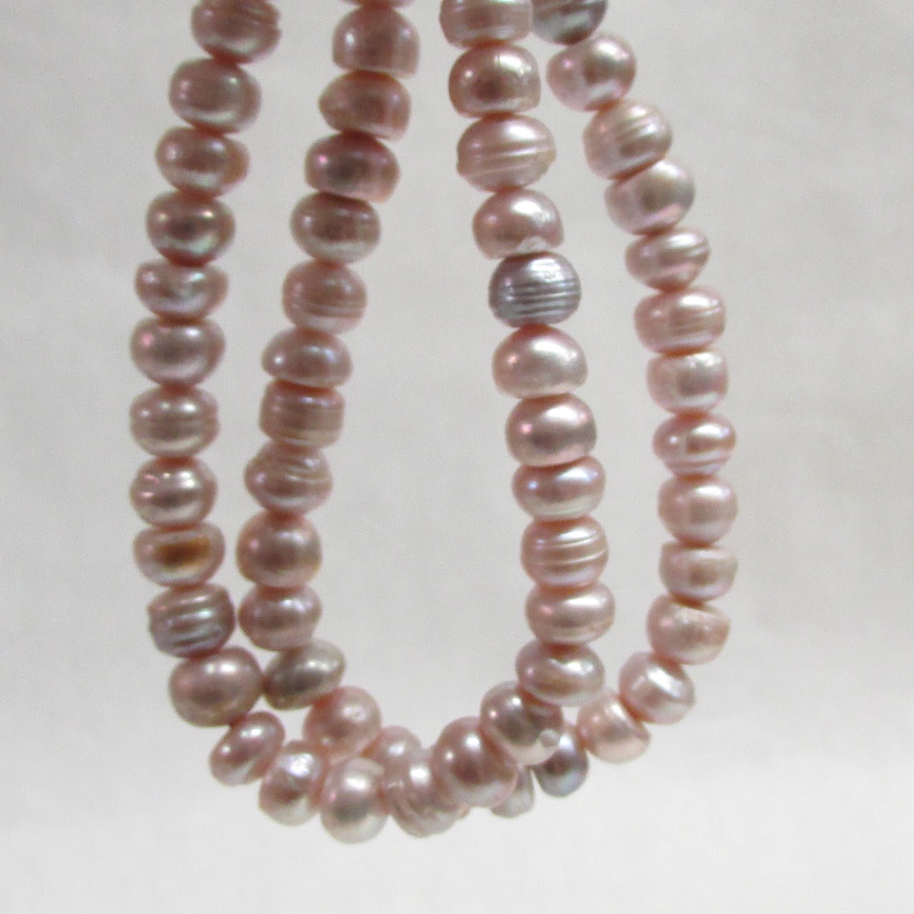 Pink Pearl Strand Necklace