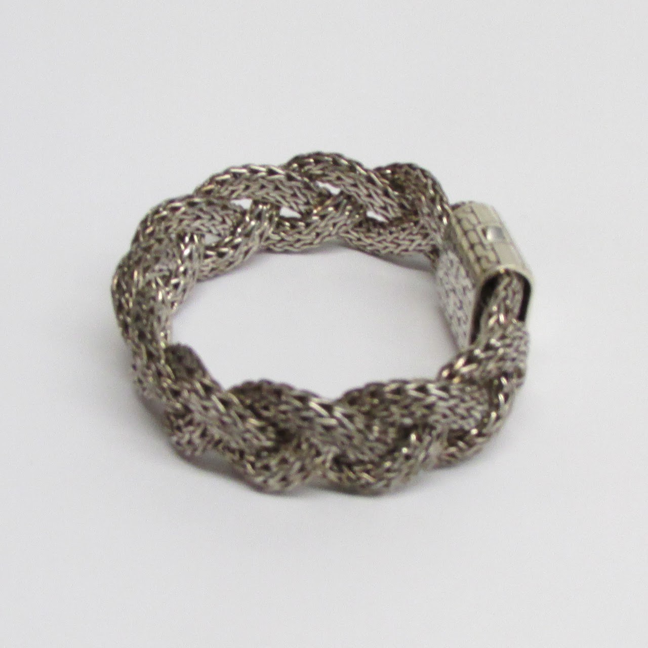 John Hardy Sterling Silver Braided Bracelet