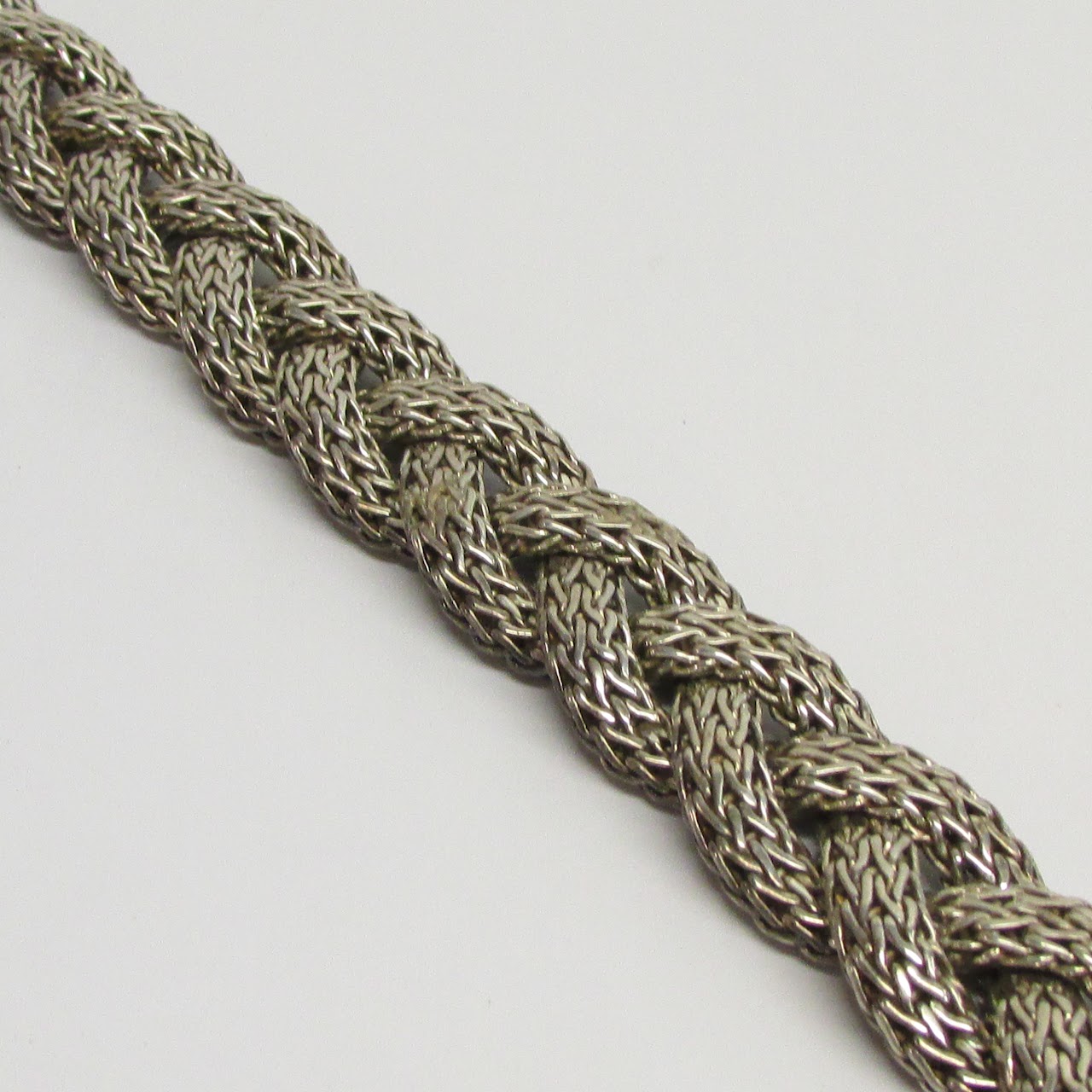 John Hardy Sterling Silver Braided Bracelet