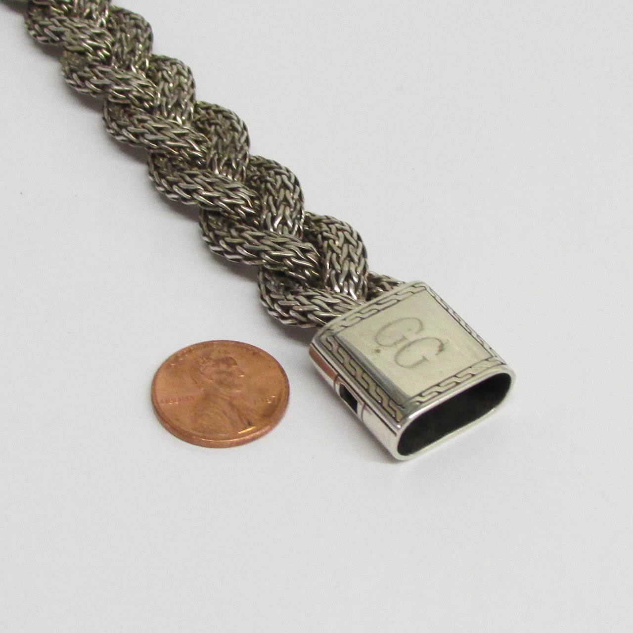 John Hardy Sterling Silver Braided Bracelet