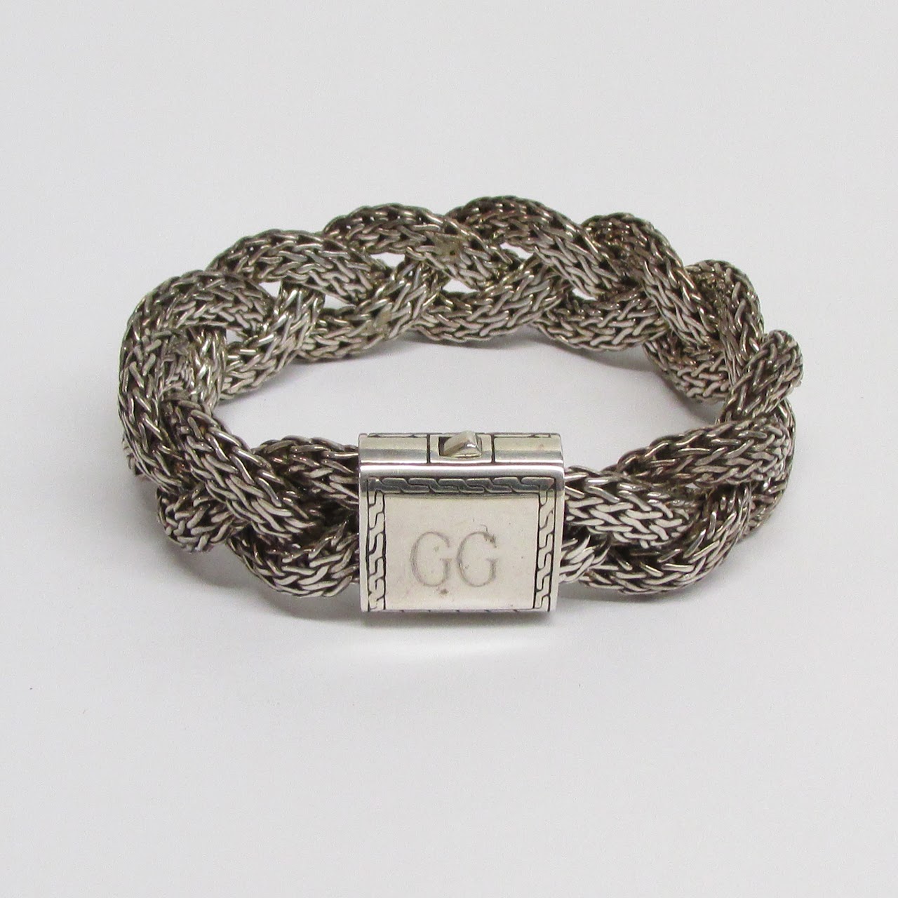 John Hardy Sterling Silver Braided Bracelet