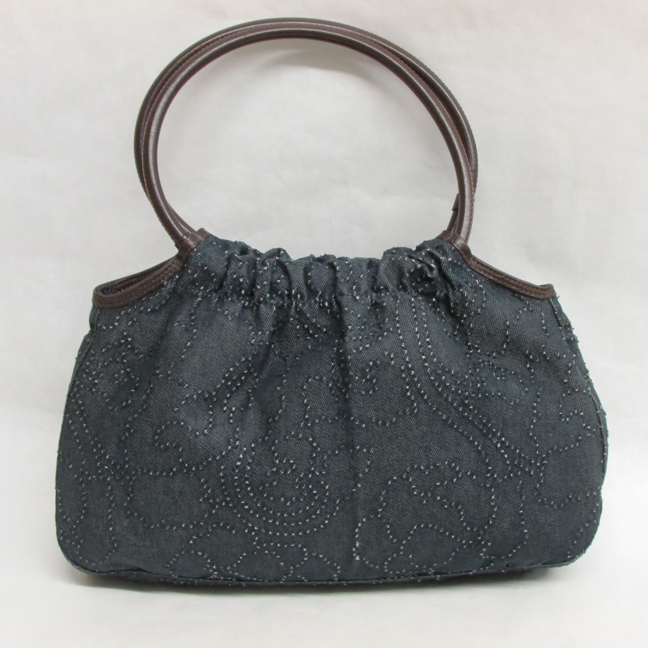 Longchamp Denim Hobo Bag