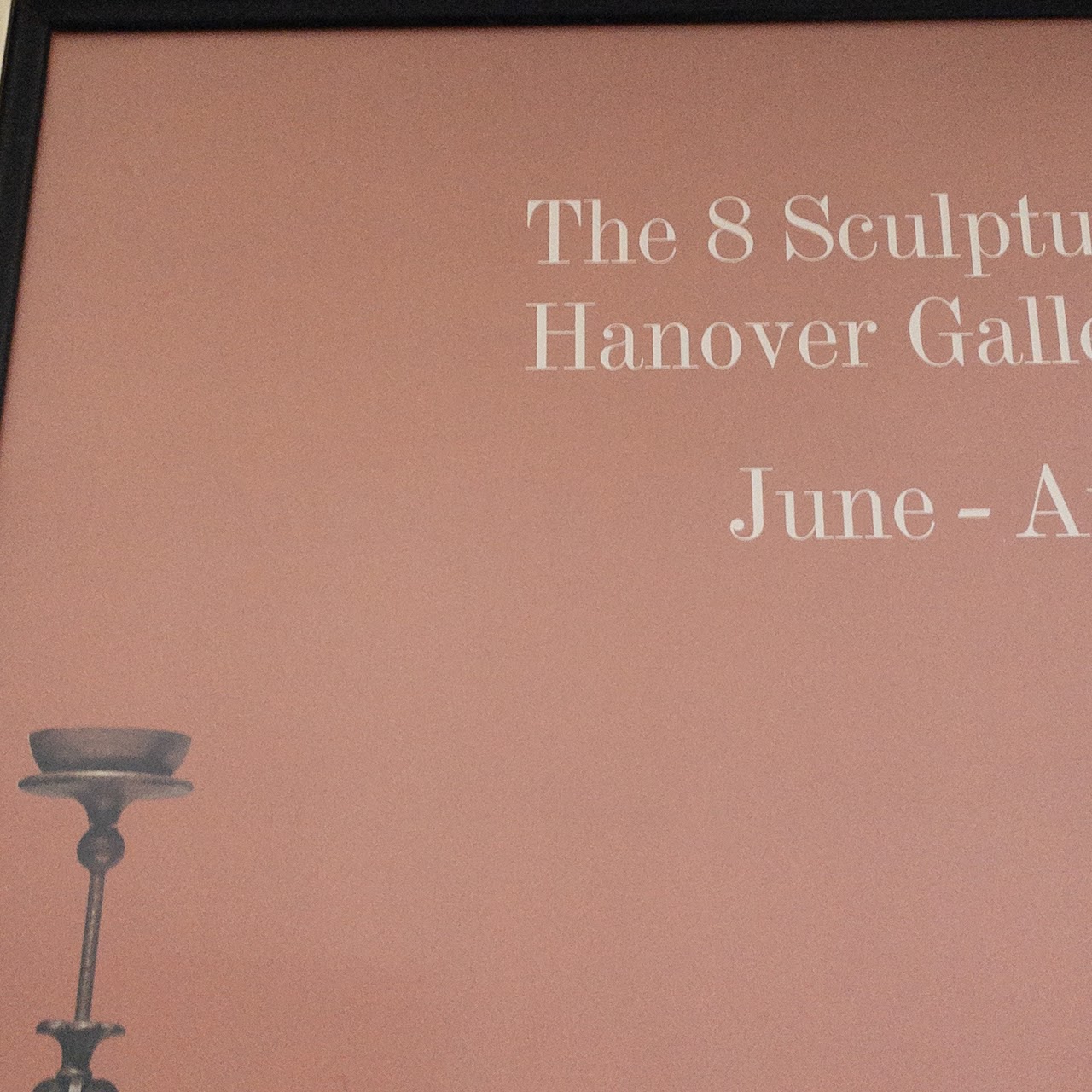 'The 8 Sculptures of Magritte' Gallery Exhibition Poster