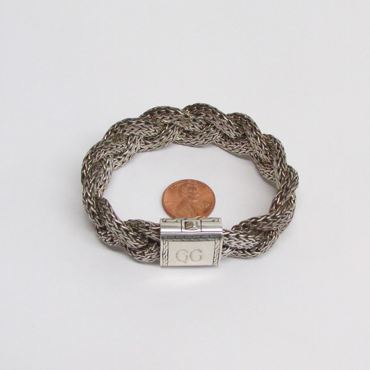 John Hardy Sterling Silver Braided Bracelet