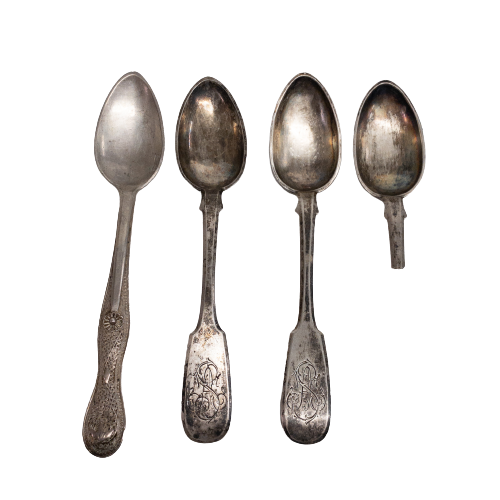 Russian Silver Spoon Lot