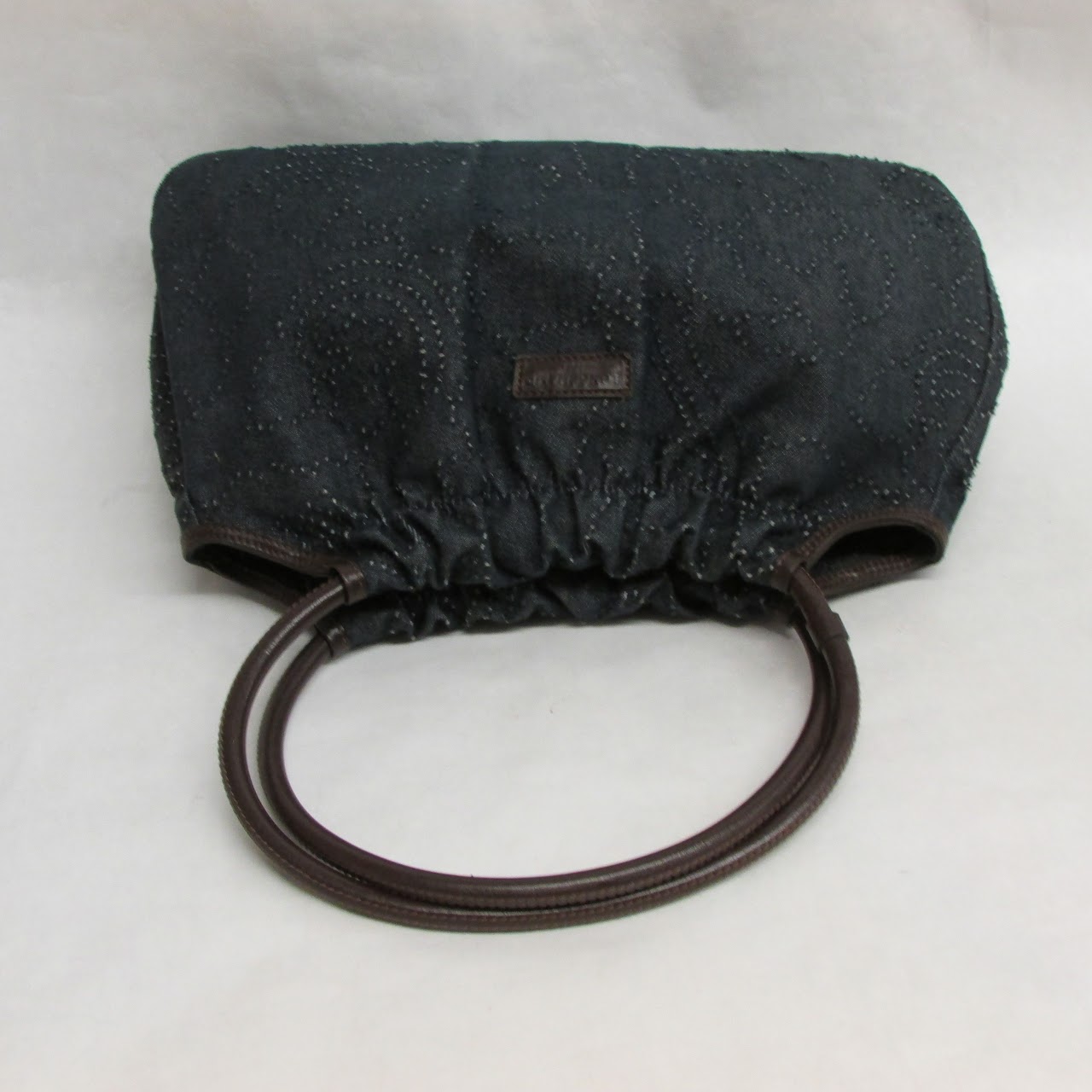 Longchamp Denim Hobo Bag