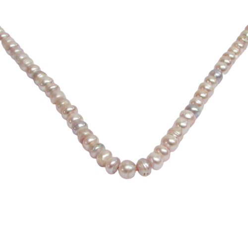 Pink Pearl Strand Necklace