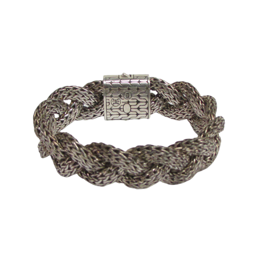 John Hardy Sterling Silver Braided Bracelet