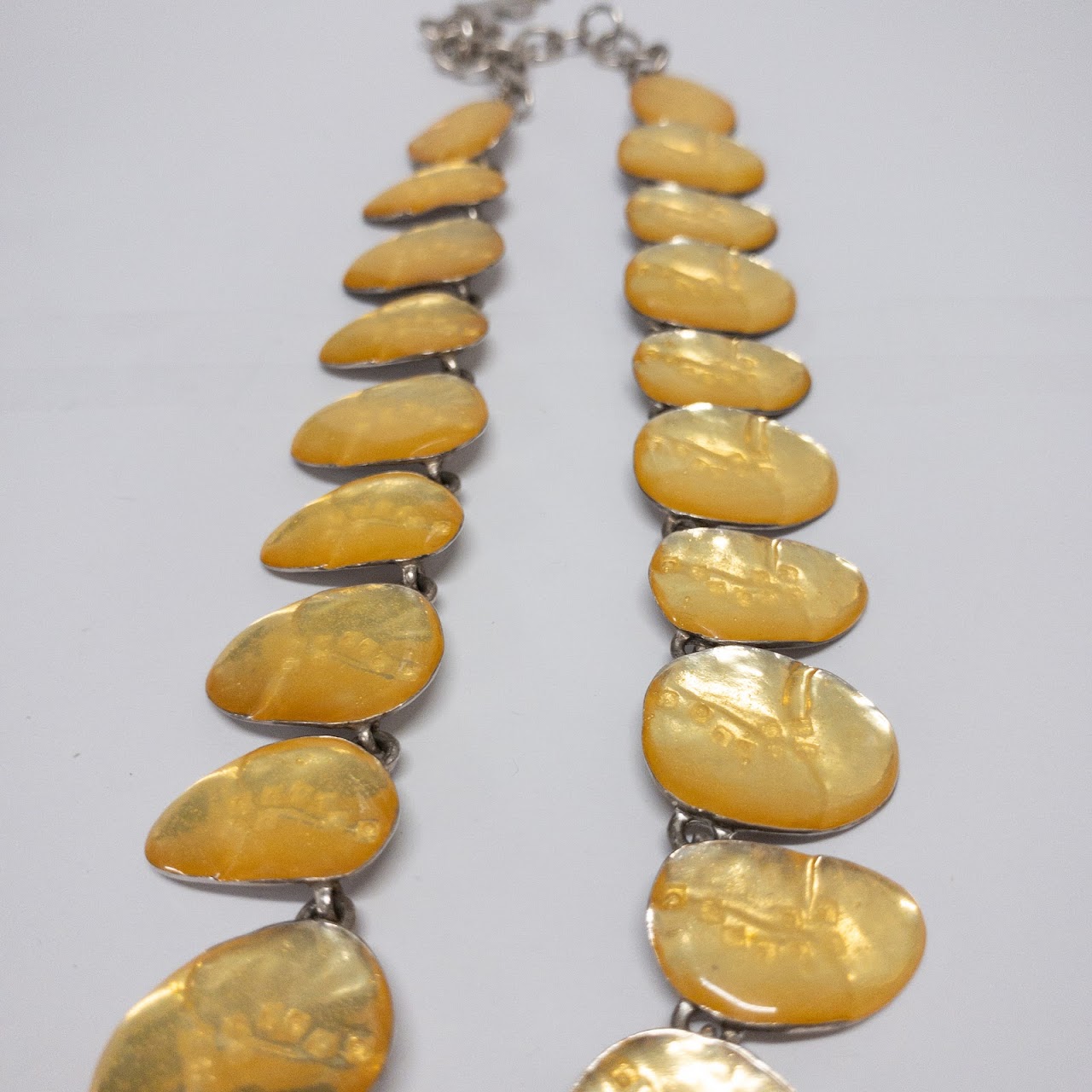 Cecile Jeanne Yellow Modernist Necklace