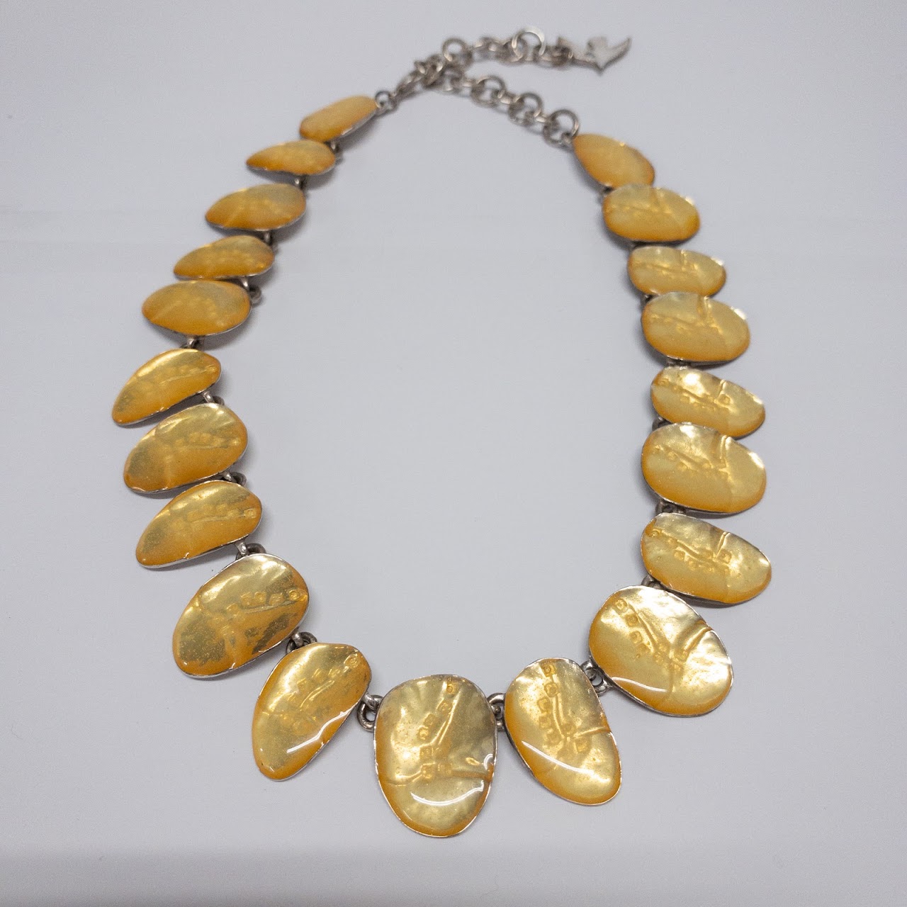 Cecile Jeanne Yellow Modernist Necklace