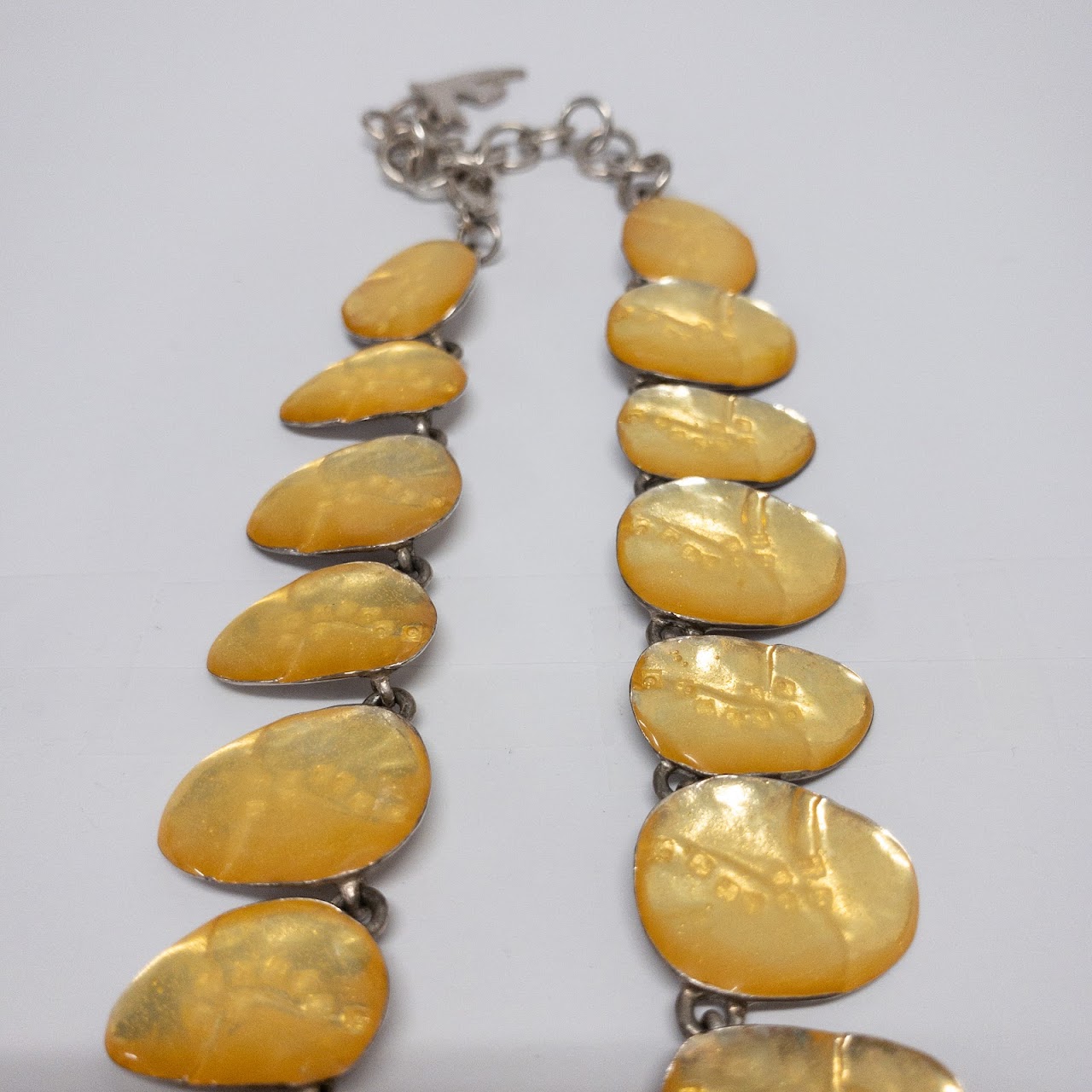 Cecile Jeanne Yellow Modernist Necklace