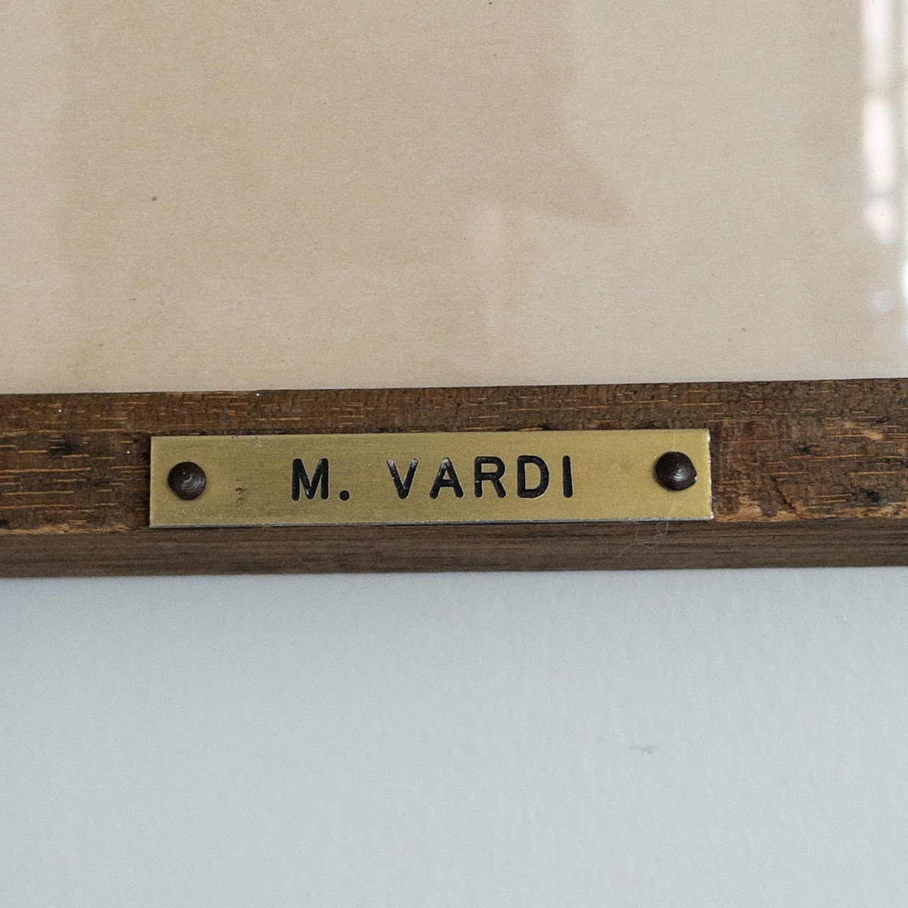 M. Vardi Signed Mixed Media