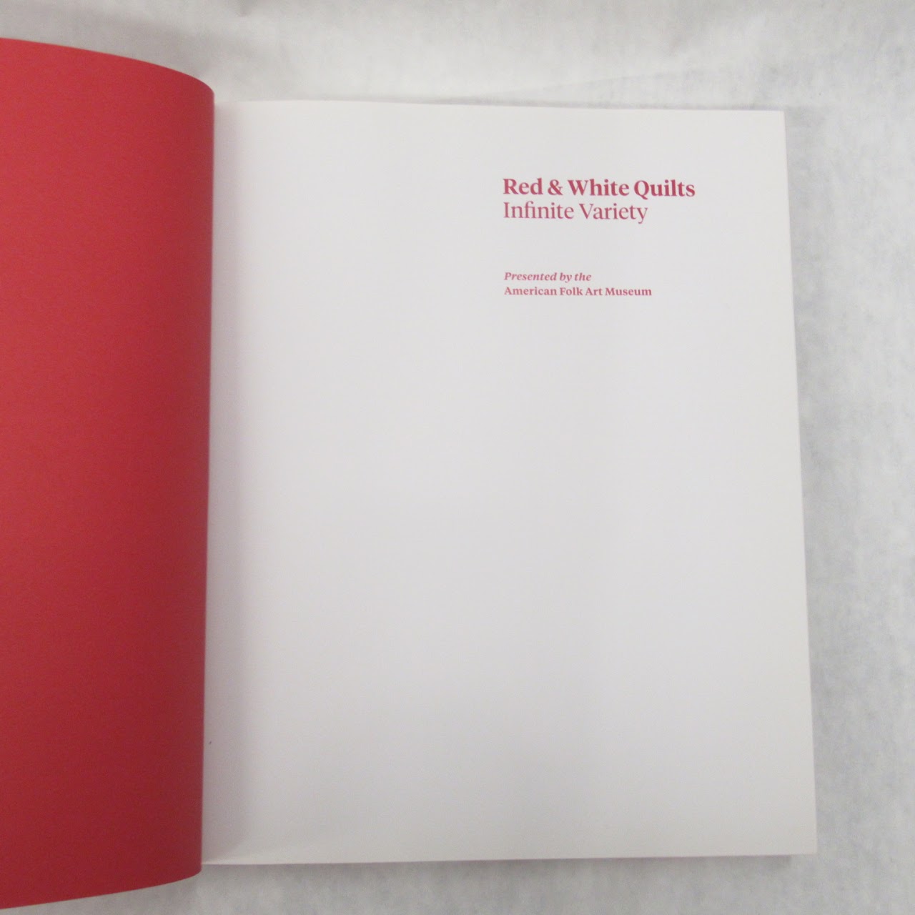 'Red & White Quilts' Book