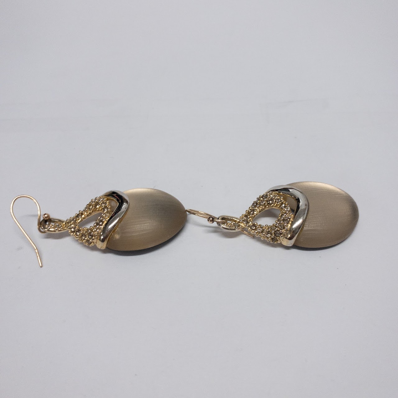 Alexis Bittar Neutral Drop Earrings