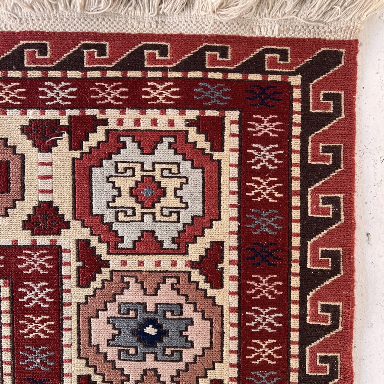 Soumak Wool Area Rug