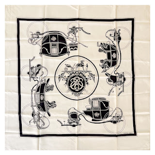 Hermès Ex Libris Carre 90 Silk Scarf