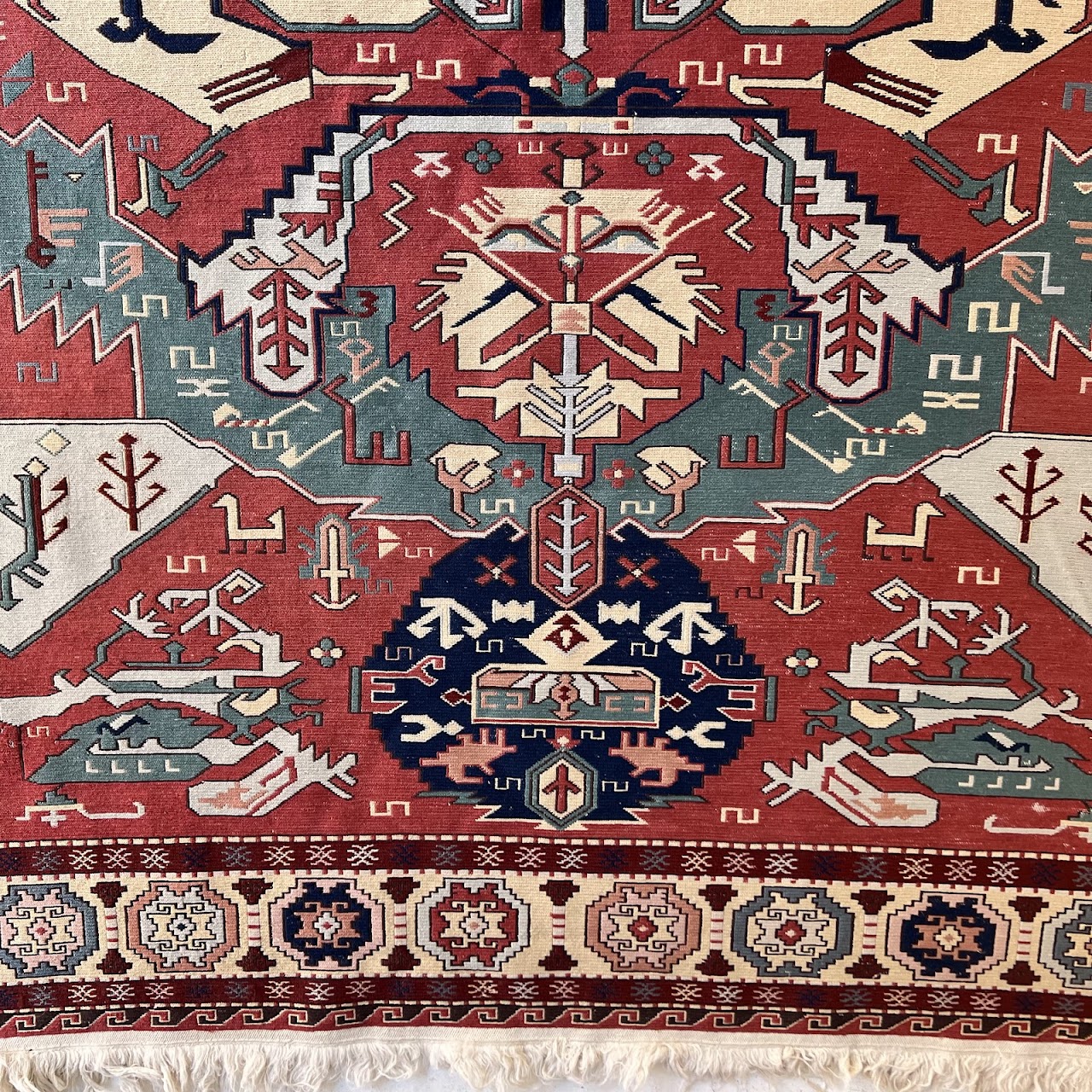 Soumak Wool Area Rug