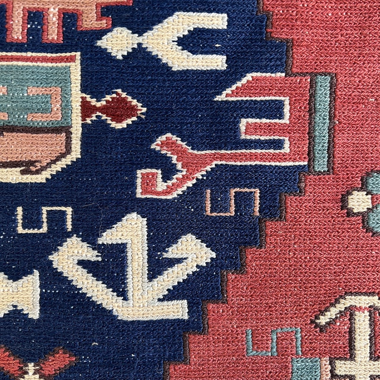 Soumak Wool Area Rug