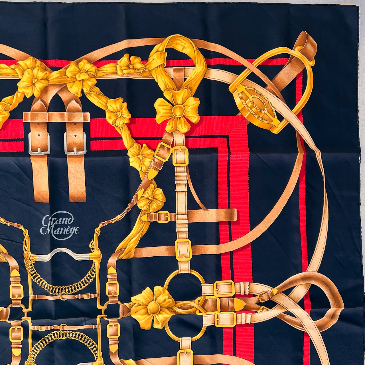 Hermès Grand Manege Carre 90 Silk Scarf