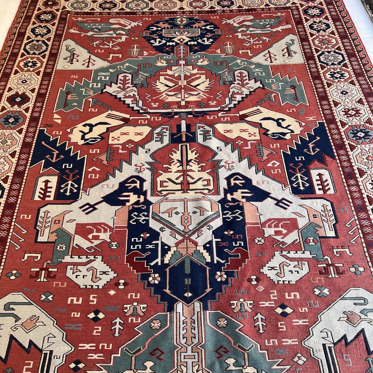 Soumak Wool Area Rug