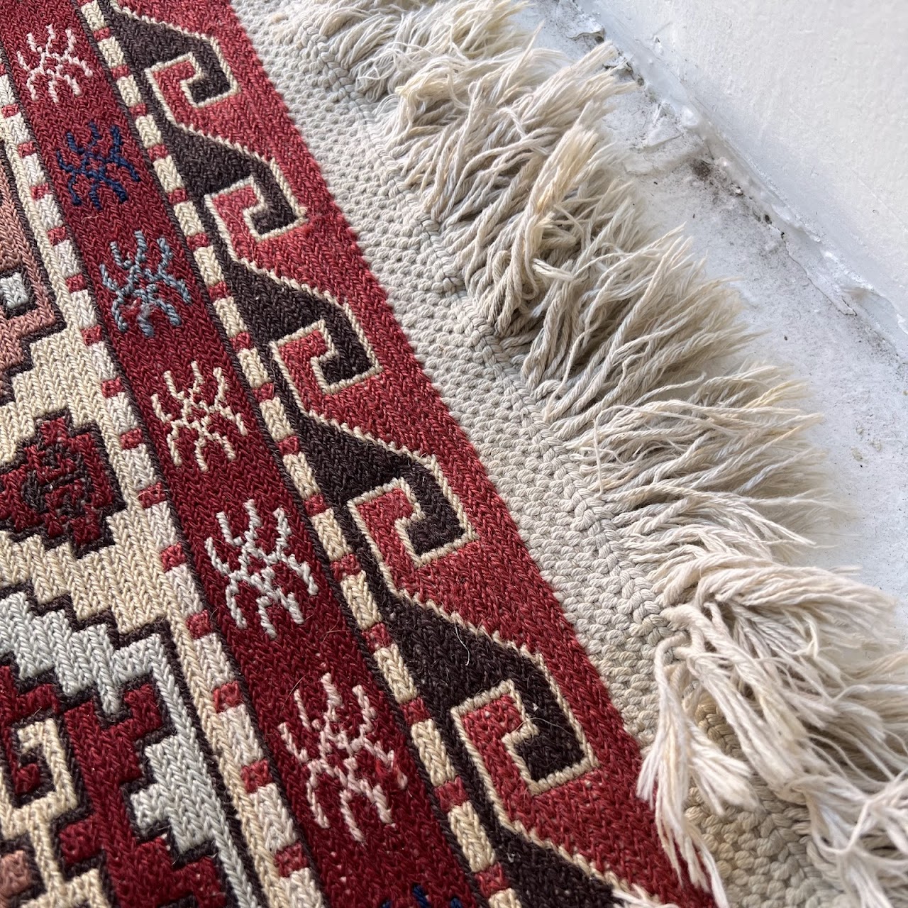 Soumak Wool Area Rug