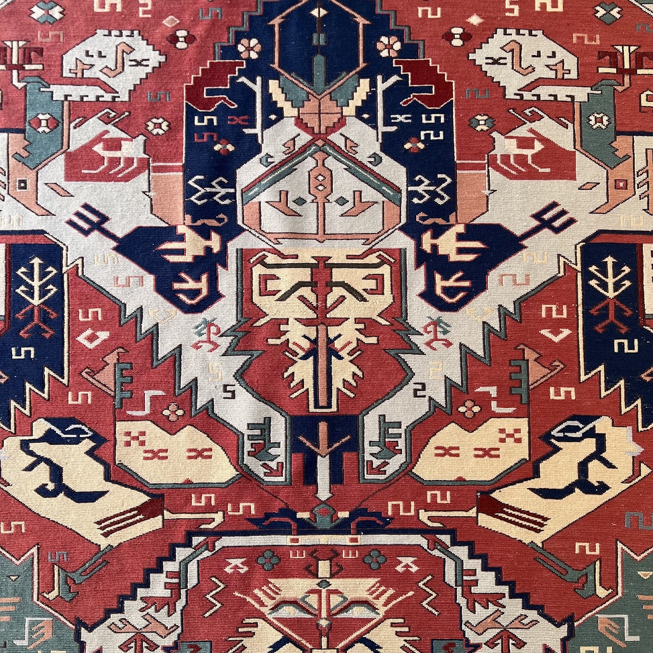 Soumak Wool Area Rug