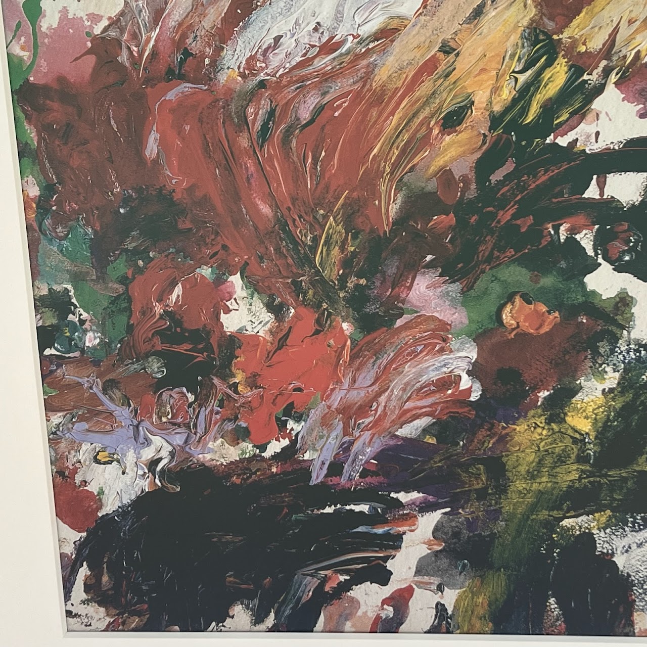 After Cy Twombly Floral Print