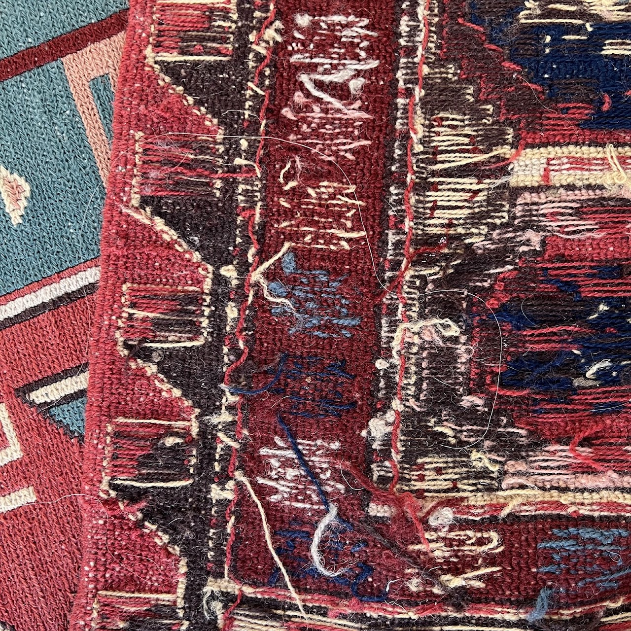 Soumak Wool Area Rug