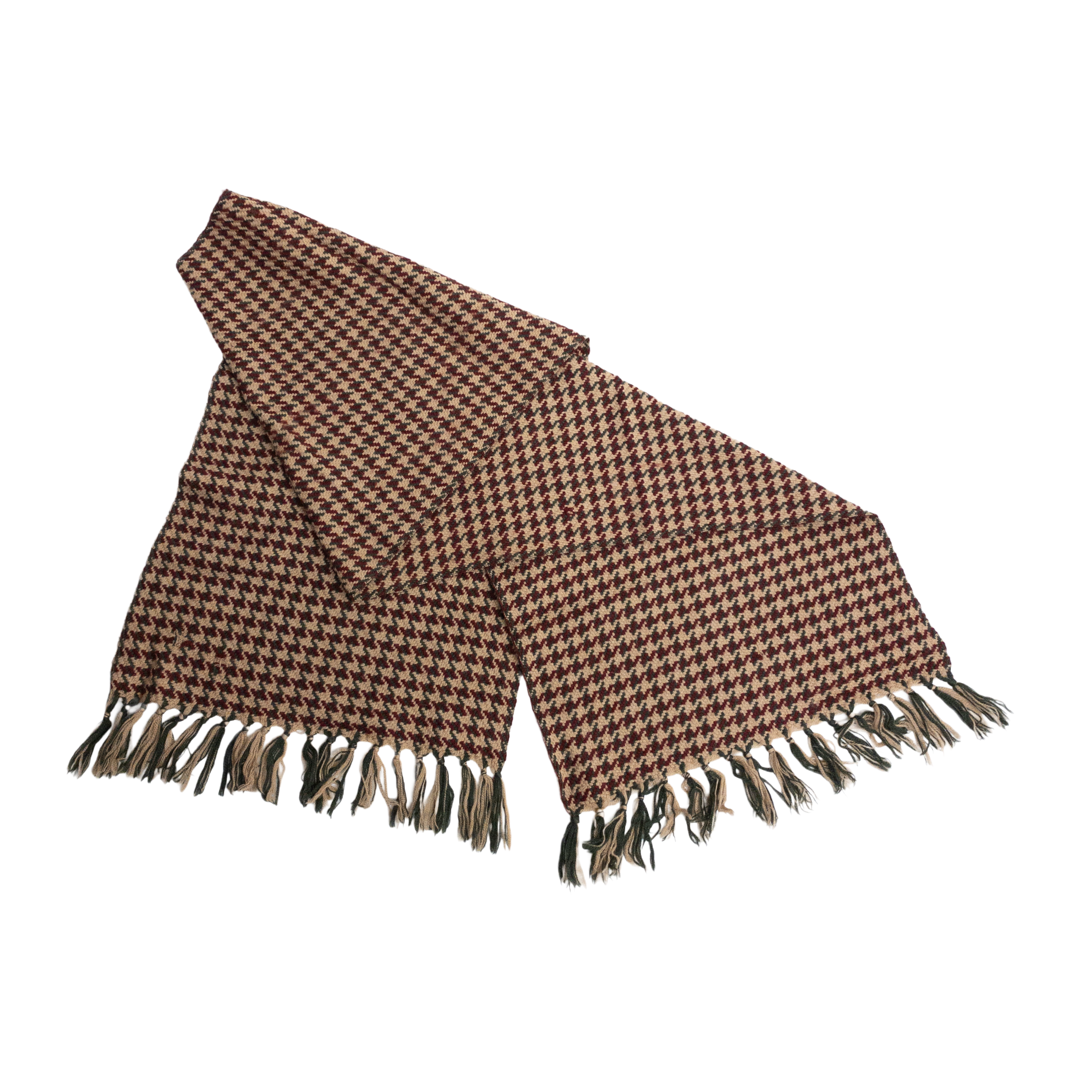 Emporio Armani Vintage Wool Houndstooth Scarf