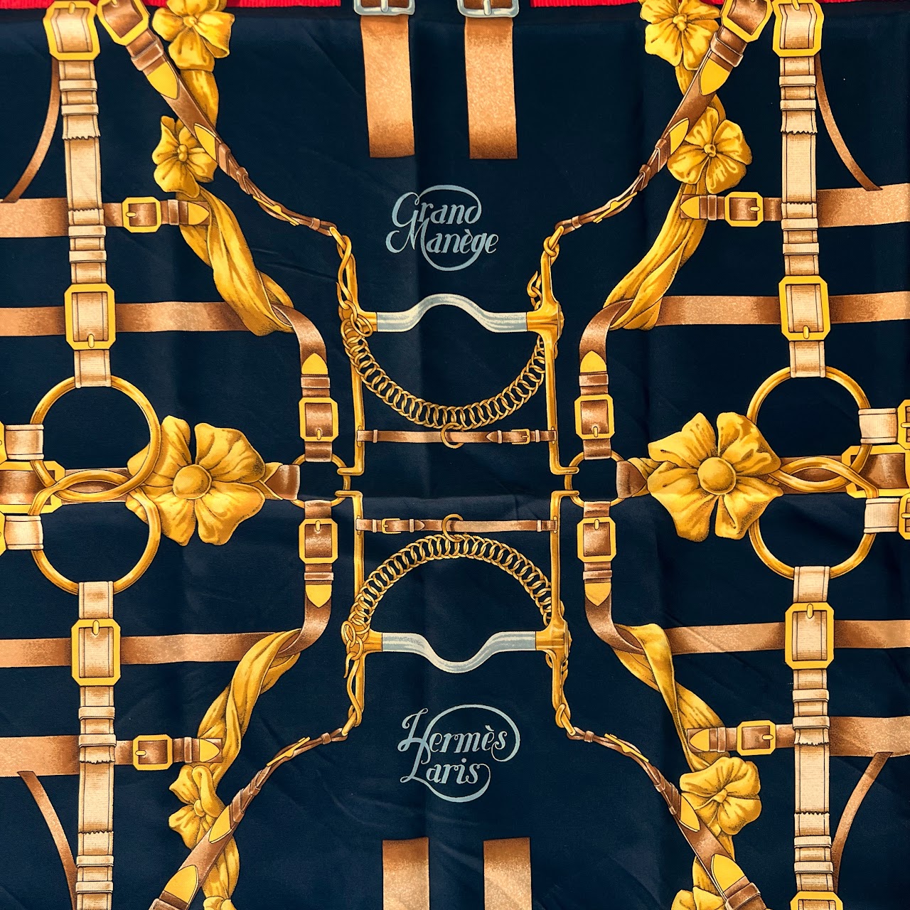 Hermès Grand Manege Carre 90 Silk Scarf