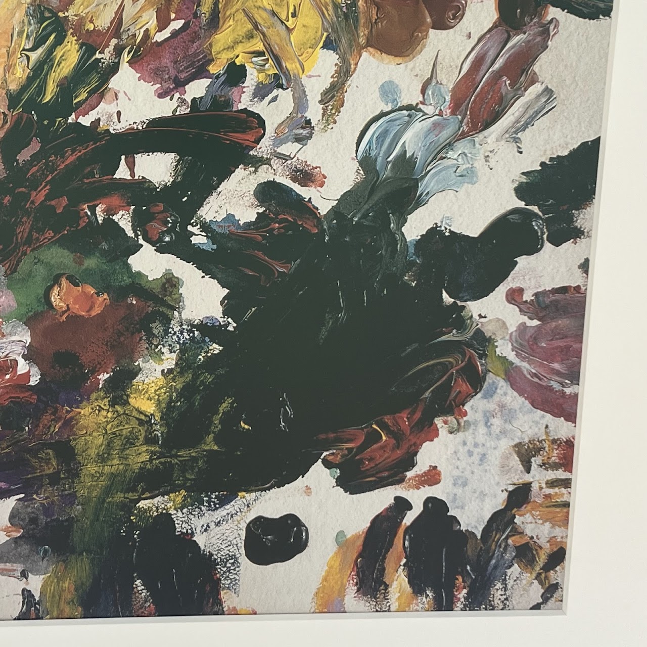 After Cy Twombly Floral Print