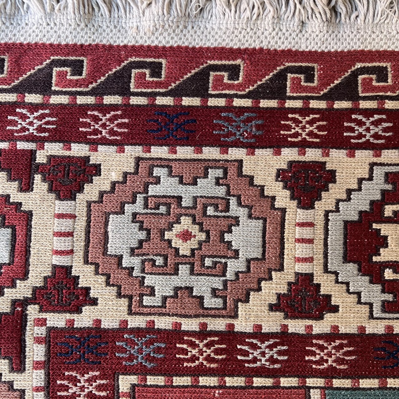 Soumak Wool Area Rug