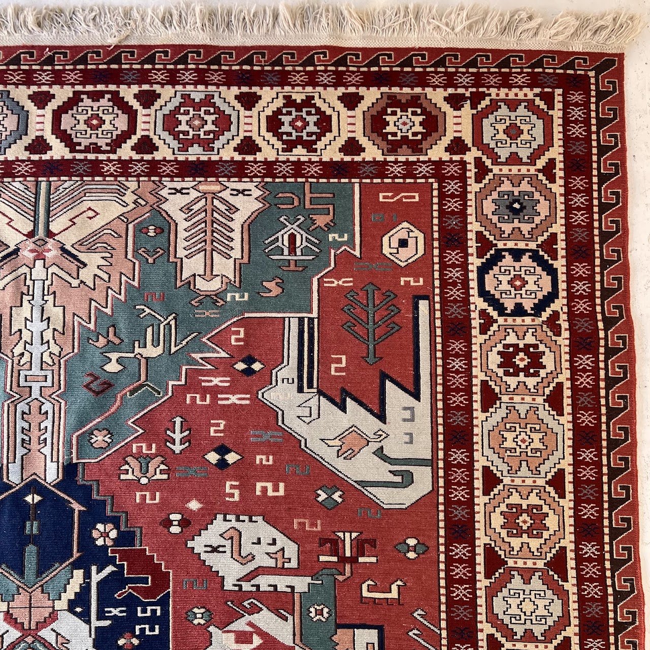 Soumak Wool Area Rug