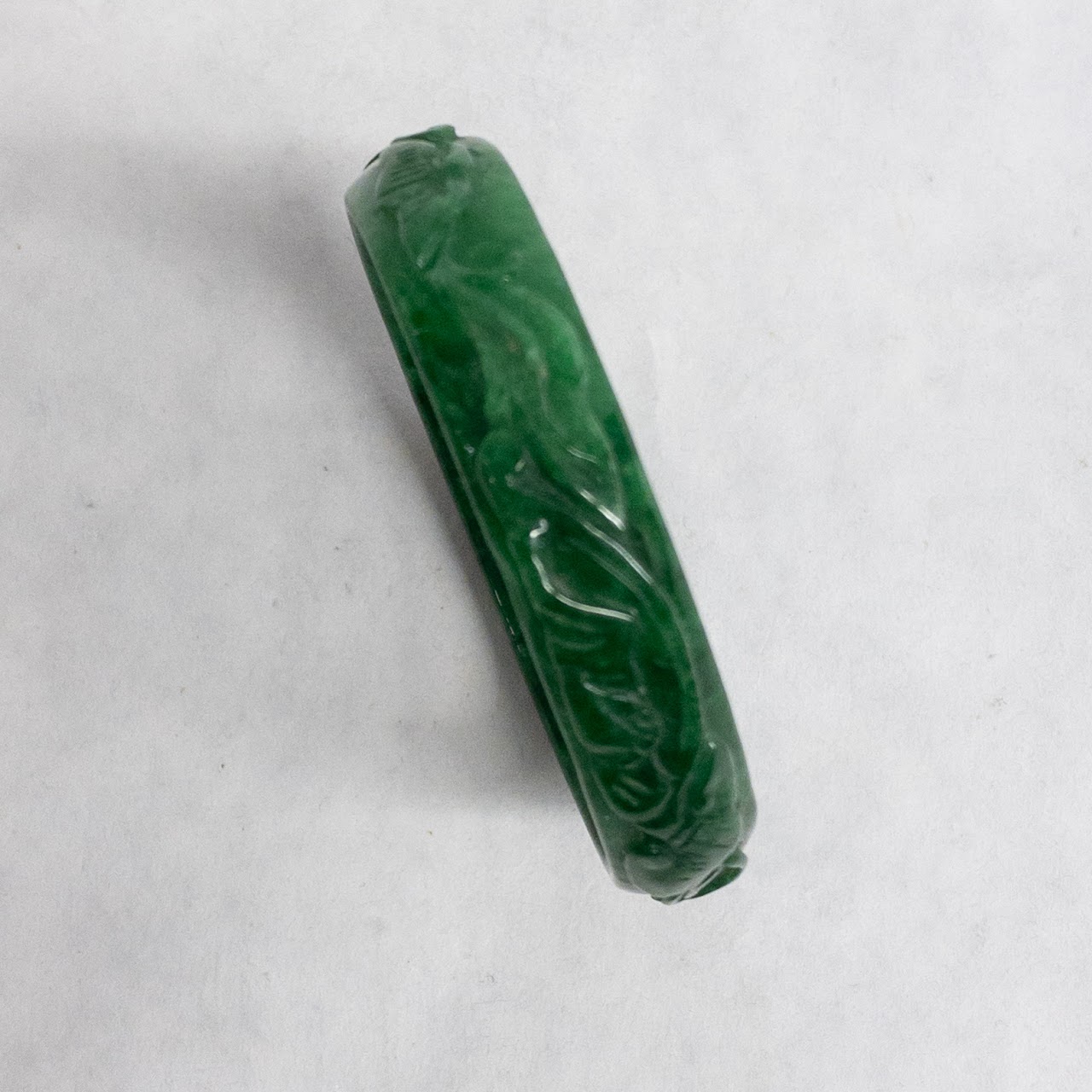 Chinese Carved Jade Child's Bracelet