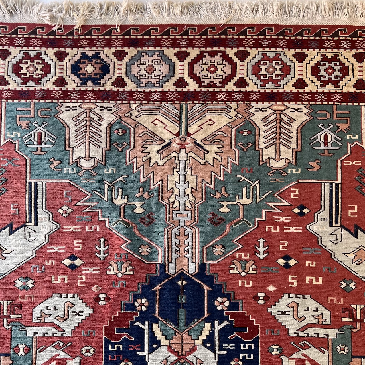 Soumak Wool Area Rug