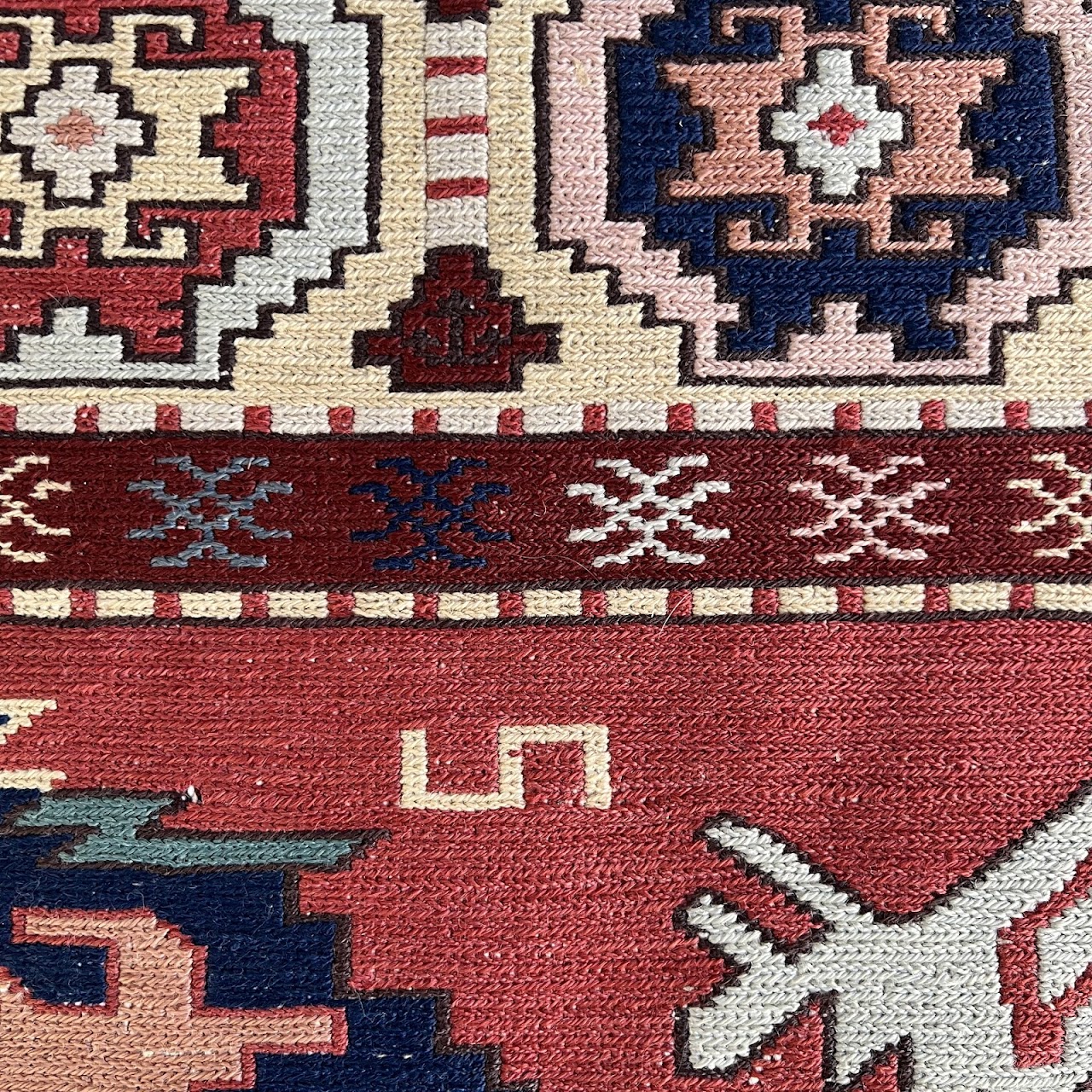 Soumak Wool Area Rug