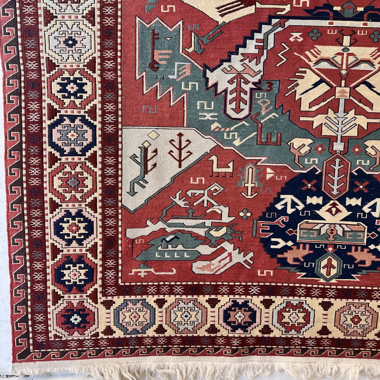 Soumak Wool Area Rug