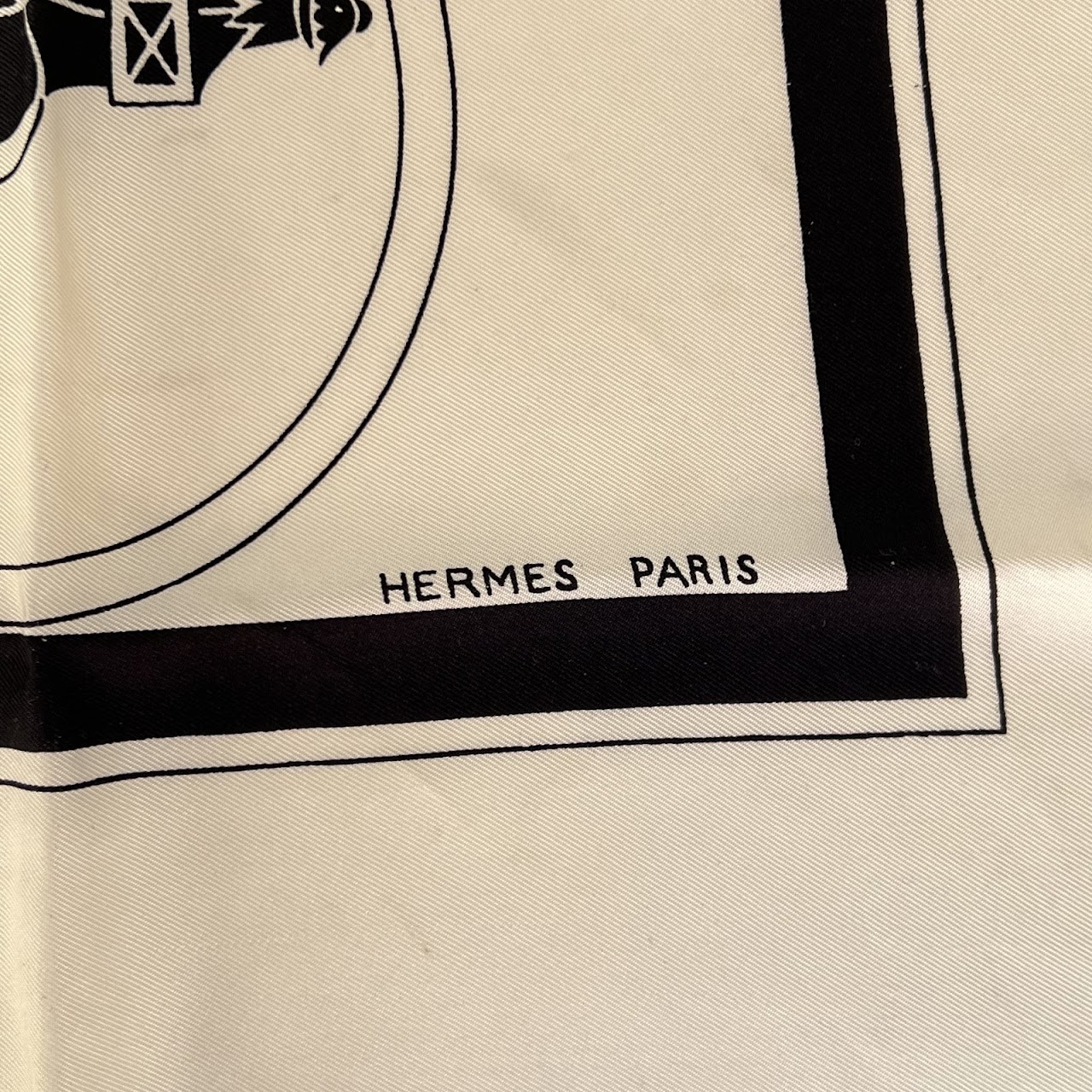 Hermès Ex Libris Carre 90 Silk Scarf