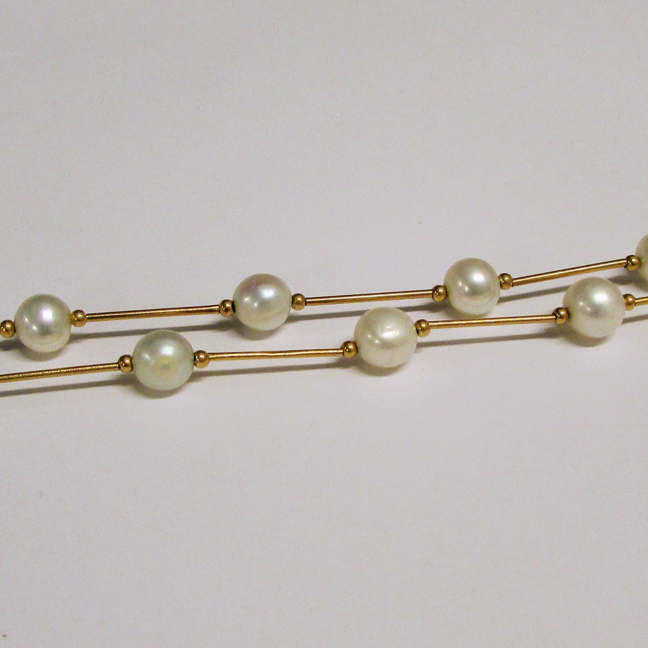 14K Gold & Pearl Necklace