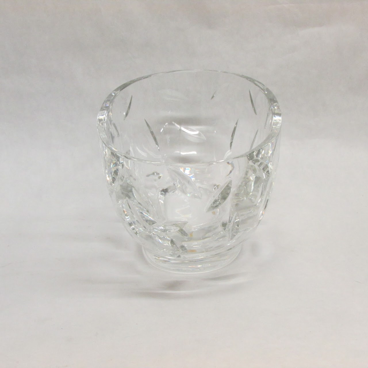 Tiffany & Co. Elongated Crystal Bowl