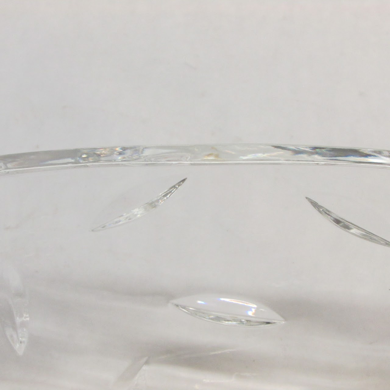 Tiffany & Co. Elongated Crystal Bowl