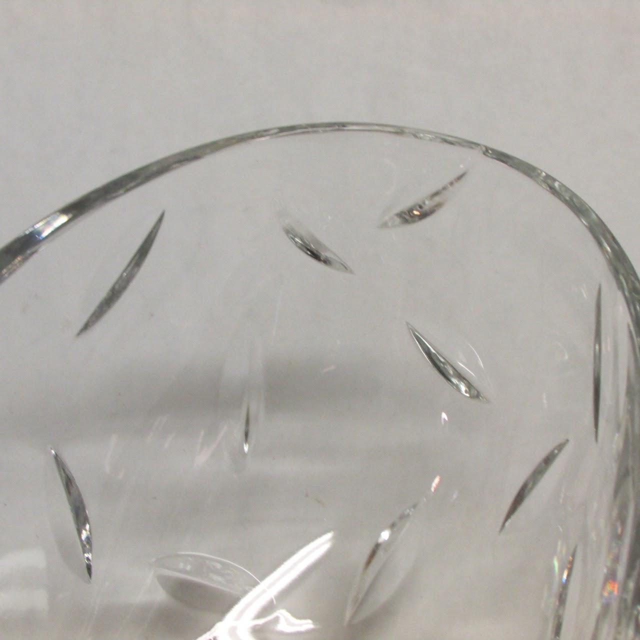 Tiffany & Co. Elongated Crystal Bowl