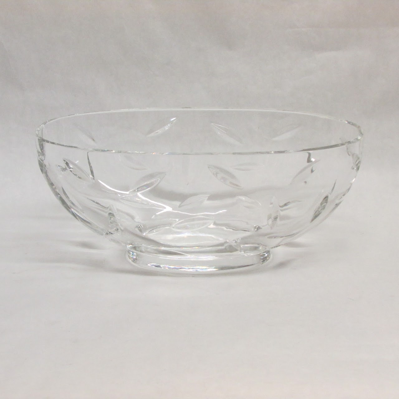 Tiffany & Co. Elongated Crystal Bowl