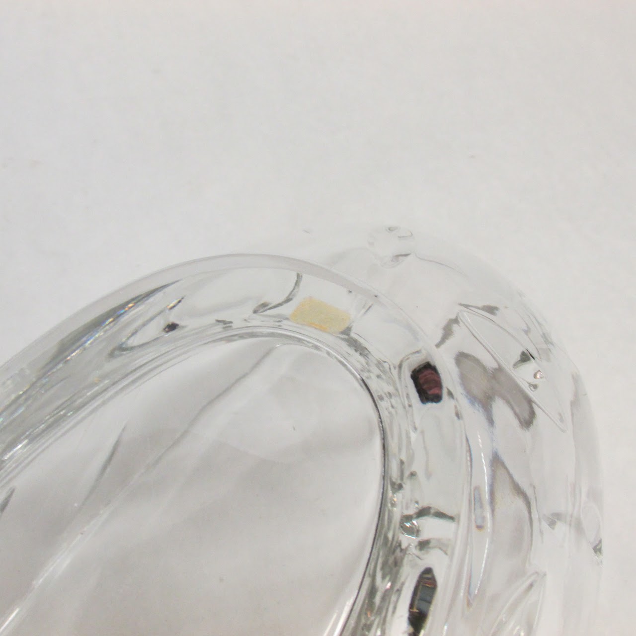 Tiffany & Co. Elongated Crystal Bowl