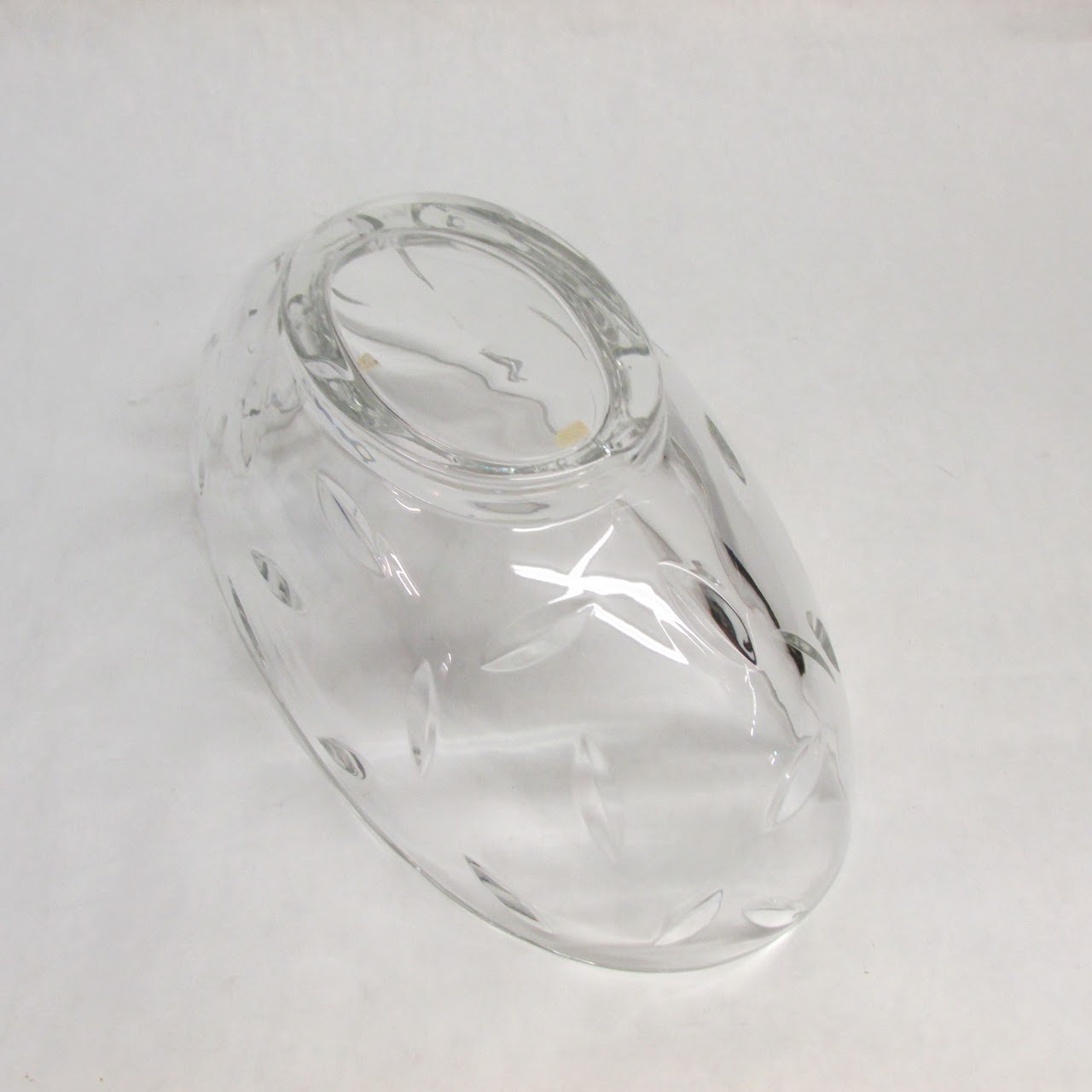 Tiffany & Co. Elongated Crystal Bowl