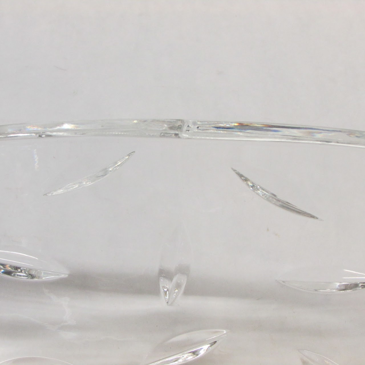 Tiffany & Co. Elongated Crystal Bowl