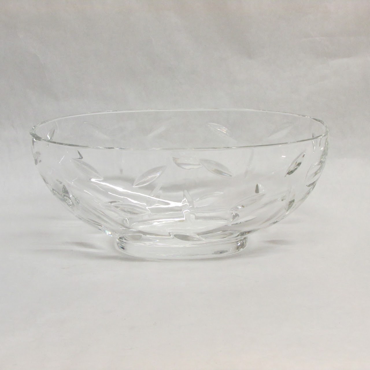 Tiffany & Co. Elongated Crystal Bowl