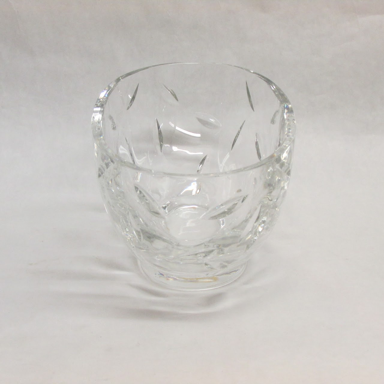 Tiffany & Co. Elongated Crystal Bowl