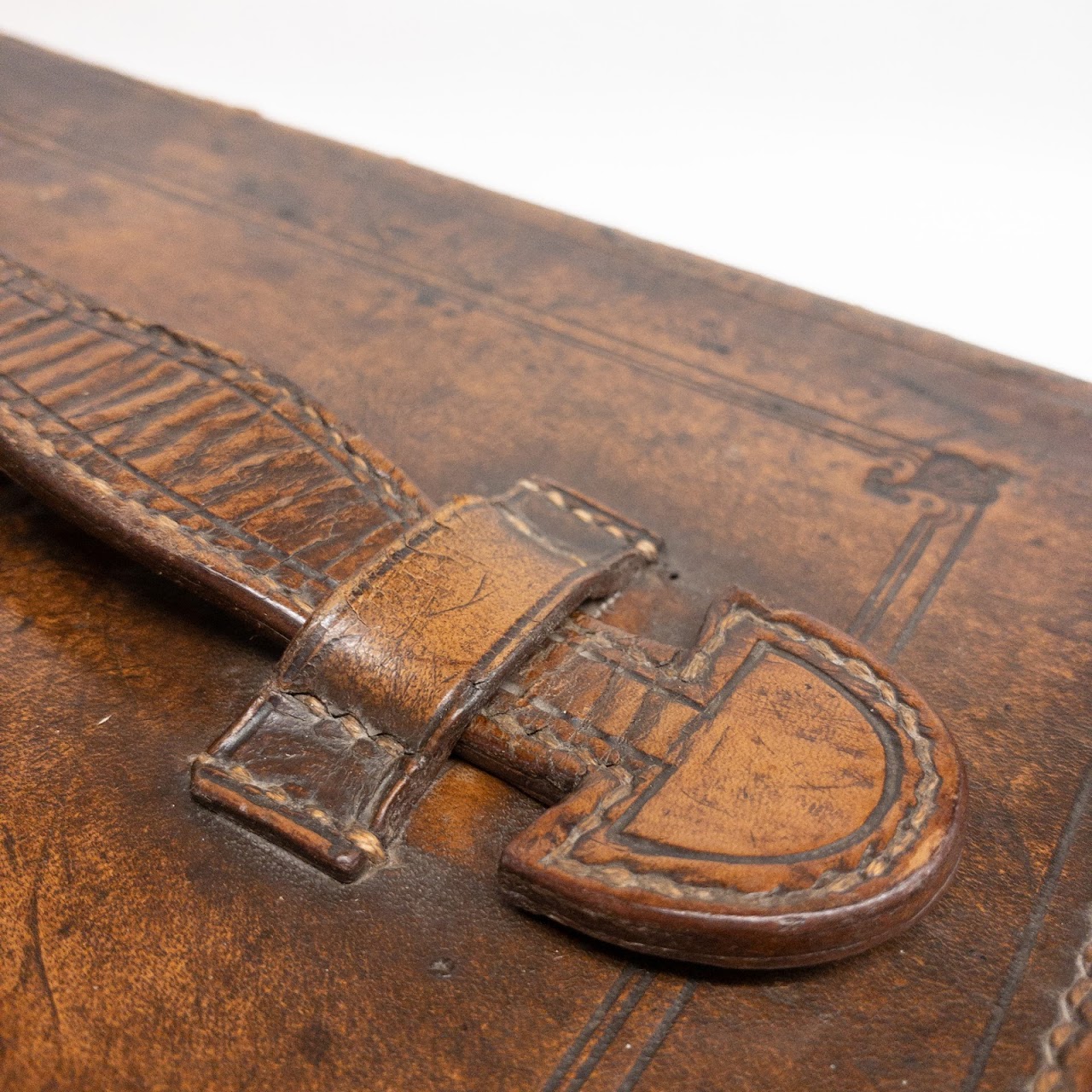 English Vintage Leather Camera Case