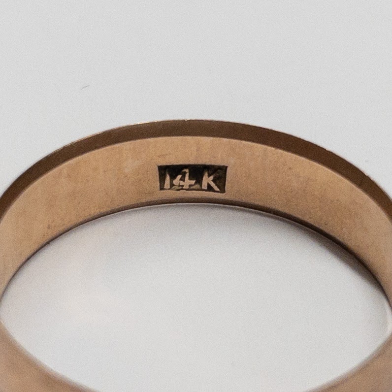 14K Rose Gold Simple Band